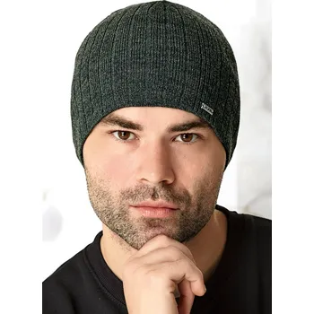 Čepice AJS Čepice AJS-46-631 Barva: A-olivová, Velikost: 56-58