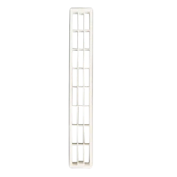 Větrací mřížka plastová, 445x55mm - bílá