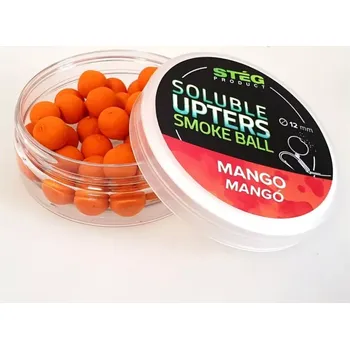 Boilies Soluble Upters Smoke Ball Mango 30g – rozpustné kouřové nástrahy 12mm