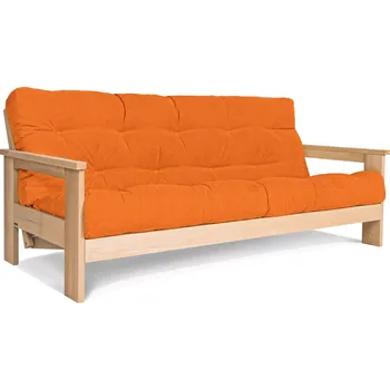 Pohovka Rozkládací pohovka MEXICO 01 210 cm z masivu/oranžová