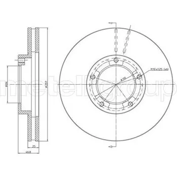 Brzdový kotouč Brzdový kotouč CIFAM 800-716