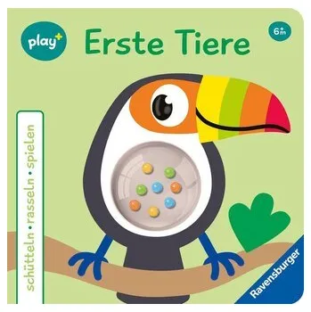První čtění Ravensburger Play+ schütteln, rasseln, spielen: Erste Tiere - Höck, Maria