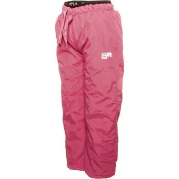 Dívčí kalhoty kalhoty sportovní podšité fleezem outdoorové, Pidilidi, PD1075-16, vínová - 116 | 6let
