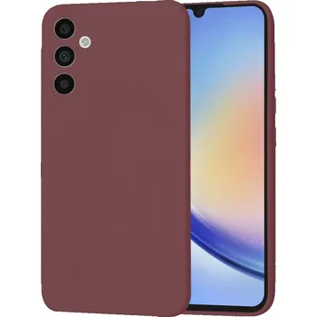 Pouzdro na mobilní telefon Kryt Samsung Galaxy A34 5G Techsuit SoftFlex - plum red
