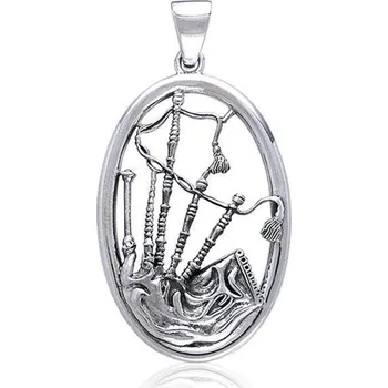 Přívěsek SKOTSKÉ DUDY, stříbrný přívěšek