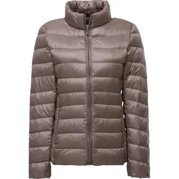 Dámská bunda Dámská prošívaná bunda jednobarevná Barva: Khaki, Velikost: 3XL