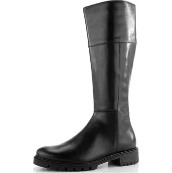 Dámské kozačky Ara černé kožené kozačky Tulsa Schwarz 12-29502-01 - 41 | P689411