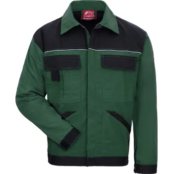 pracovní bunda NITRAS MOTION TEX LIGHT – Pracovní bunda, zelená / černá, OEKO-TEX Velikost: 110