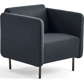 Pohovka Křeslo CLEAR, textilní potah, antracitově šedá