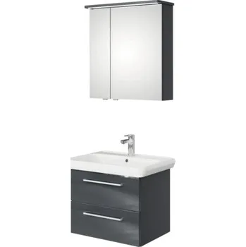 Koupelnový nábytek Koupelnová sestava Pelipal Sunline 105 Block šedá 69 cm SET-107-100