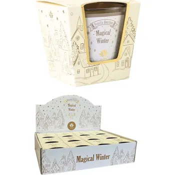 Svíčka svíčka vonná 120g, VANILLA BOURBON, DB, sklo