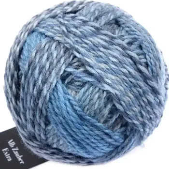 Příze Schoppel Wolle Alb Zauber Extra 2532 Blaumann (Vlněná příze Alb Zauber Extra 2532 Blaumann)