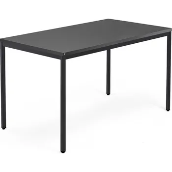 Psací stůl Psací stůl QBUS, 4 nohy, 1400x800 mm, černý rám, černá