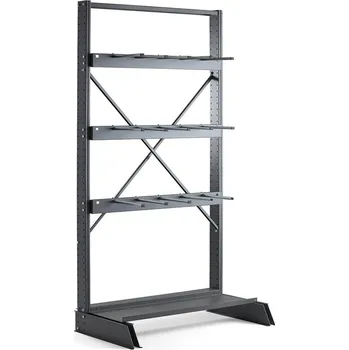 Dílenský regál Vertikální regál PLUS, jednostranný, 2500x1250 mm