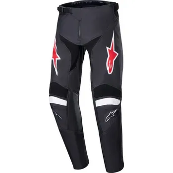 Moto kalhoty ALPINESTARS kalhoty RACER LUCENT dětské černá/bílá/červená 2024 - 26