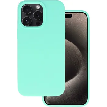 Pouzdro na mobilní telefon Zadní kryt Silicone Lite na iPhone 16 Pro Max mint