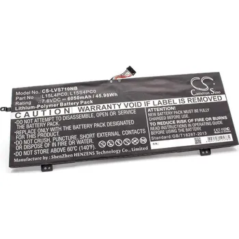 Baterie k notebooku VHBW Baterie pro Lenovo IdeaPad 710S-13IKB / 710S-13ISK, 6050 mAh