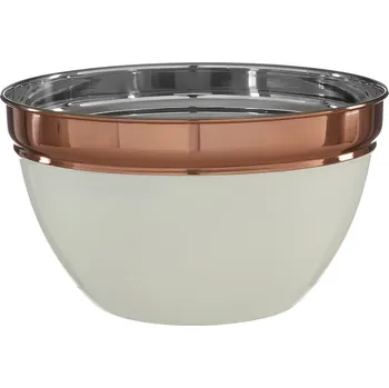 Nerezová mísa v měděné a béžová barvě ø 18 cm Prescott – Premier Housewares ID_1692674