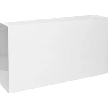 Květináč Jort Slim Matte White S - V 50 cm / D 91 cm