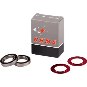 Horské kolo CEMA bearing Ložiskový set Interlock BB Barva: Červená, Typ ložiska: Nerezová ocel, Typ: 24 mm