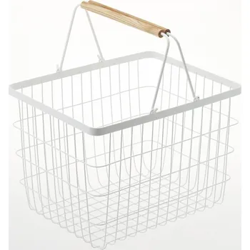 Koš na prádlo YAMAZAKI Koš na prádlo Tosca 2809, 23l, bílý