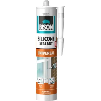 Tmel BISON silikonový tmel SILICONE UNIVERSAL BÍLÝ 280 ml