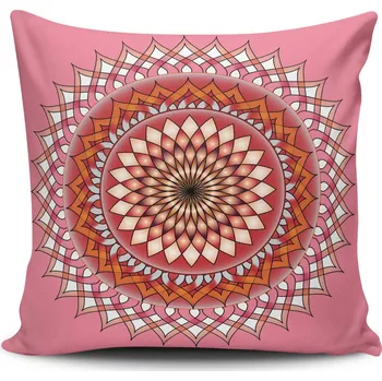 Povlečení ASIR Povlak na polštář MANDALA-28 růžová mandala