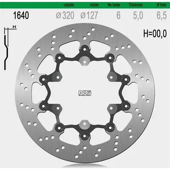 Brzdový kotouč Brzdový kotouč NG 1640