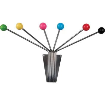 Věšák Kovový nástěnný věšák ve stříbrné barvě Neptune – PT LIVING ID_1569922