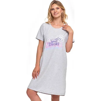 Dámská noční košile Noční košile Moraj PDK3000-016 Barva: Šedá, Velikost: S