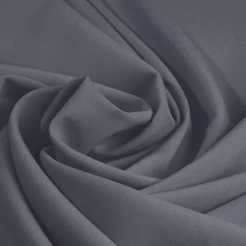 Dekorační jednobarevná látka Rongo RG-017 Tmavě šedá - šířka 150 cm