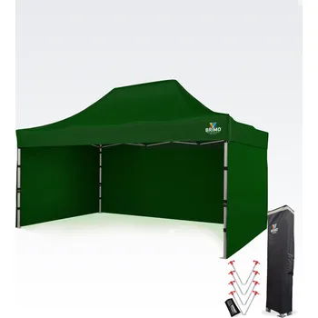 Zahradní stan Nůžkový stan 3x4,5m V ceně: 3 plné stěny, 8 kolíků a ochranný návlek + 5 letá záruka!