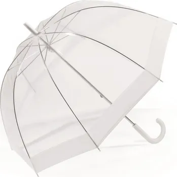 Happy Rain Dlouhý manuální deštník průhledný 40974 průhledná