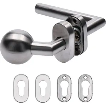 Dveřní kování Nerezové kování klika pravá nebo levá / koule pevná