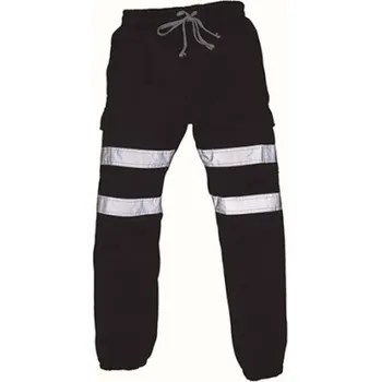 Yoko Reflexní pracovní tepláky HV016T Black M