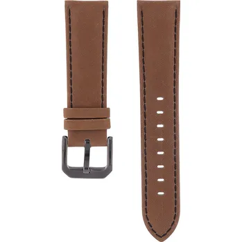 Řemínek na hodinky RB.13055 (22 mm) - světle hnědý/černý - PRIM Retro Automatic - RB.13055.2220.5190.L