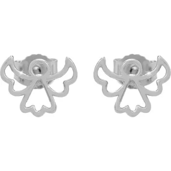 Náušnice Stříbrné náušnice mini obvodový anděl