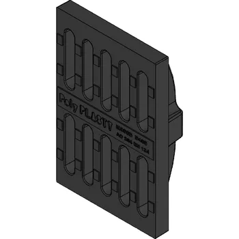 Kanalizační potrubí Plastová mříž pro uliční vpusť Rovasco M800D 392x592 mm D400, nosnost 40t