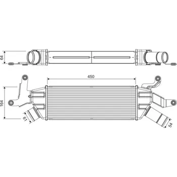 Chladič motoru Chladič turba VALEO 818370