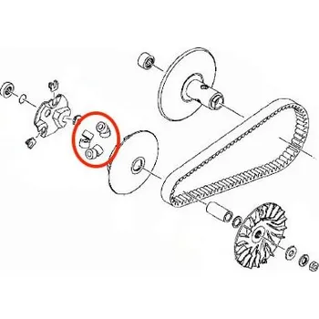 Motor pro motocykl Yamaha Váleček originální BB8E76320000