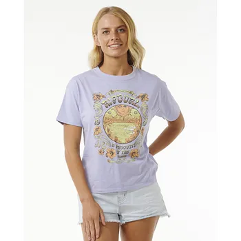 Pánské tričko Tričko Rip Curl CELESTIAL SEARCH RELAXED TEE Dusty Lilac velikost S