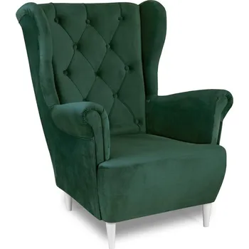 Křeslo Relaxační křeslo ušák Selene K zelená