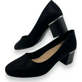 Dámské lodičky Lathay moda Dámské černé lodičky 05 Barva: Černá, Velikost: 40