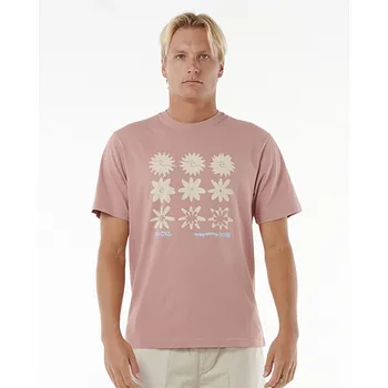 Pánské tričko Tričko Rip Curl SWC FLOW TEE Mushroom velikost L