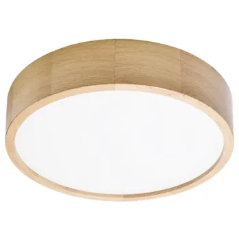 Stropní svítidlo dubové dřevo ORNO AD-PL-6292OE27SM, 3xE27, 3x24W IP20, průměr 375