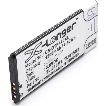 Baterie pro mobilní telefon VHBW Baterie pro Alcatel One Touch Pixi 4 / OT-4034, 1200 mAh