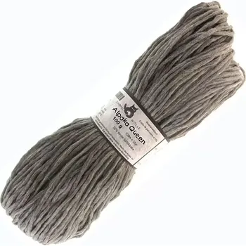 Příze Schoppel Wolle Alpaka Queen naturbelassen 9680 Grau melange (Přírodní příze Alpaka Queen 9680 Grau melange)