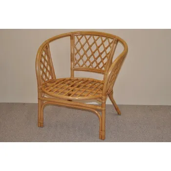 Nábytek PEGAS Ratanové křeslo Bahama medové - konstrukce bez polstru