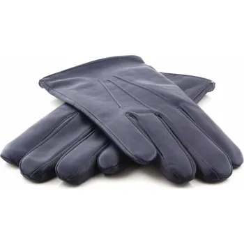 Rukavice Carlsbad Hat Co. Pánské modré zimní rukavice s kašmírem - Carlsbad Hat Velikost Rukavice: 7,5 (S)