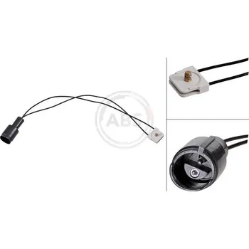 Brzdová destička Výstražný kontakt, opotřebení obložení A.B.S. 39505